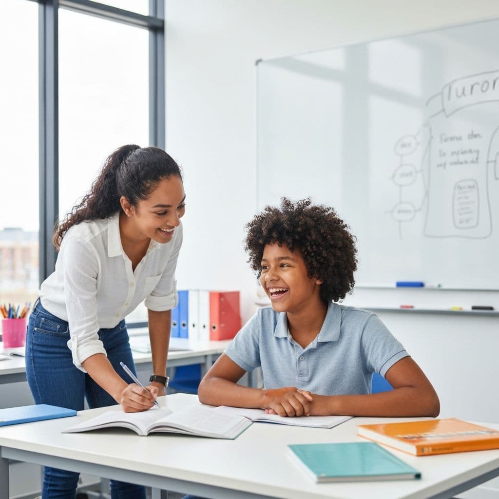 Student learning with tutor